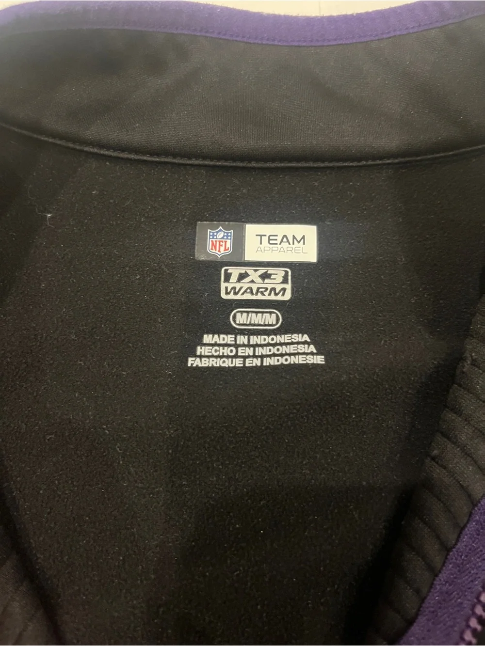 Nfl Apparel lightweight black